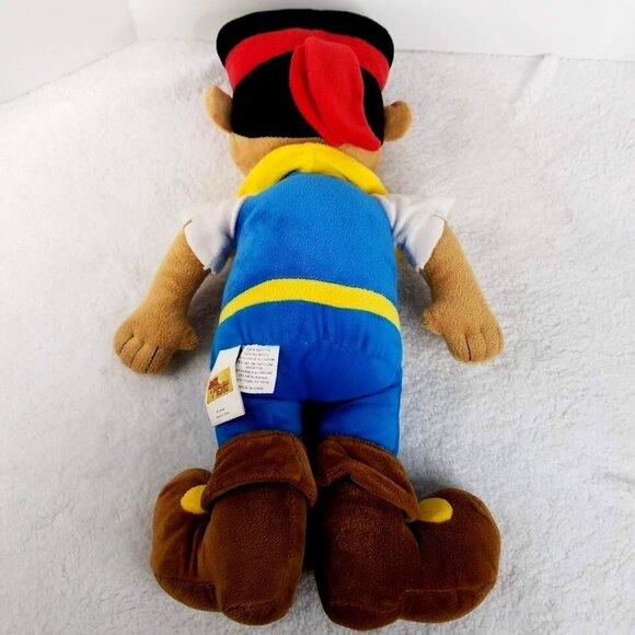 Disney Plush Jake The Neverland Pirates 20" No Sword Stuffed Doll Toy Cartoon - Picture 4 of 6